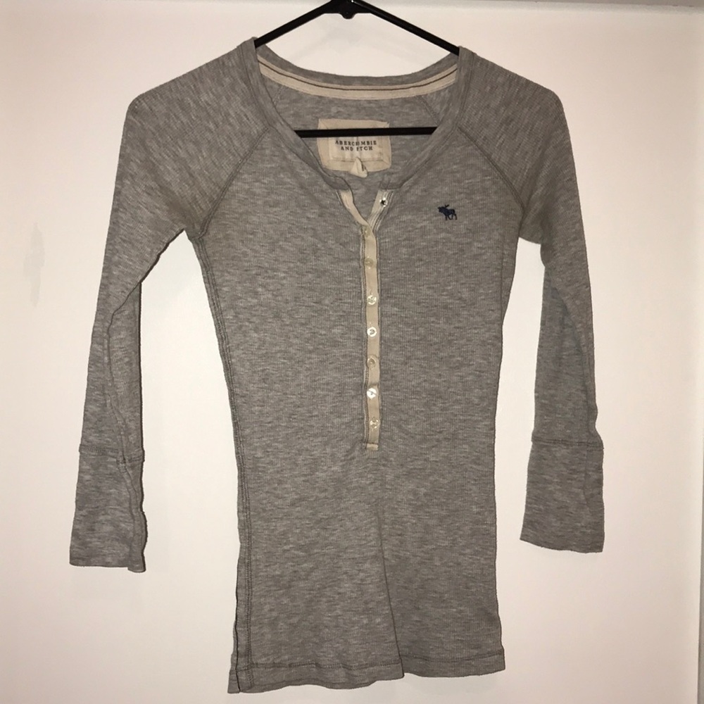 Abercrombie 3/4 sleeve shirt